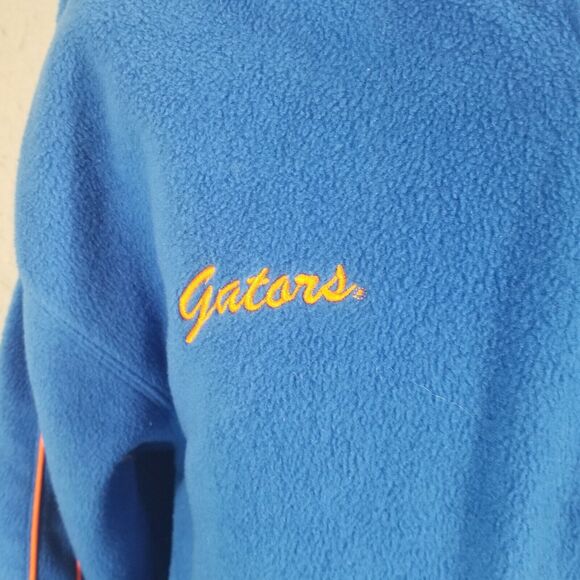 Pro Edge Florida Gators sweater jacket men's large blue fleece 1/4 zip - Picture 4 of 10